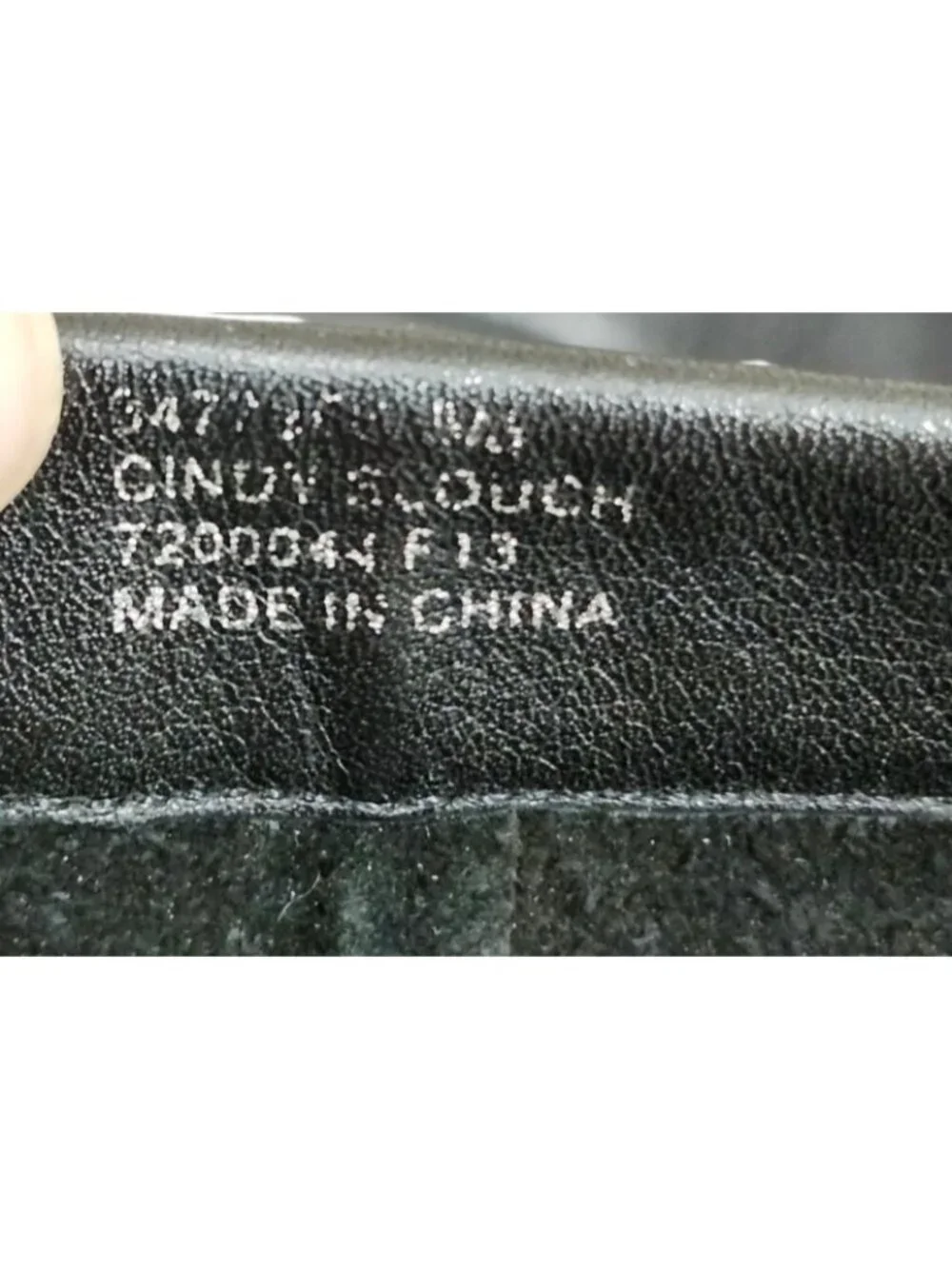 Frye Cindy Slouch Tall Riding Boots Black Pebbled Leather Knee High Women’s 8.5 - Picture 14 of 15